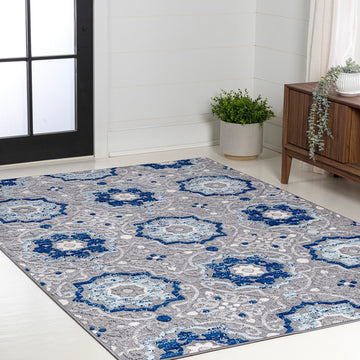 Mediterranean Medallion Indoor/outdoor Area Rug